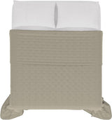 Ropa de cama italiana CHIC colcha de verano, microfibra, DOBLE 250X250Cm, marrón Edredones y colchas Naty Shop Default title