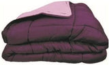 Couette CALGARY Chocolate/Corail 140 Edredones y edredones Naty Shop 200X200X1 Cm
