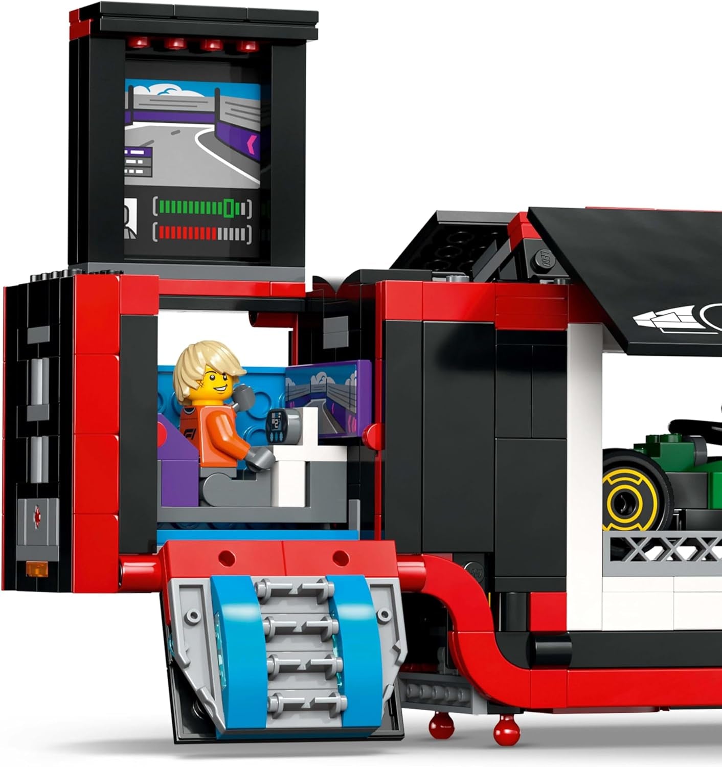 LEGO City F1 Transporter with RB20 & AMR24 F1 Racing Cars - Toy Car Transporter for Red Bull & Aston Martin Formula 1 Teams - Incl. 5 minifiguras: regalo para niños y niñas a partir de 8 años 60445 Juegos de construcción Besuche den LEGO-Store
