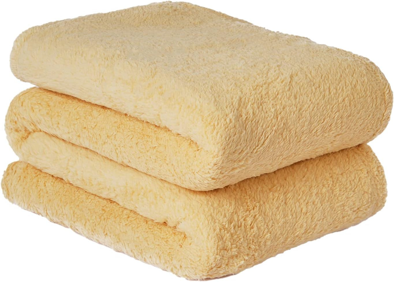 Brentford's Teddy - Manta polar para cama grande, felpa, muy suave, cálida, para sofá cama, color negro - 150 x 200 cm Camas y mantas Besuche den Brentfords-Store Ocre amarillo 200 x 240 cm