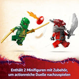 LEGO NINJAGO Lloyd's Action Speedster - Coche de construcción de juguete con 2 minifiguras para juegos de rol, coche de juguete de construcción para niños - Regalo para niños y niñas a partir de 7 años 71828 Juegos de construcción Besuche den LEGO-Store