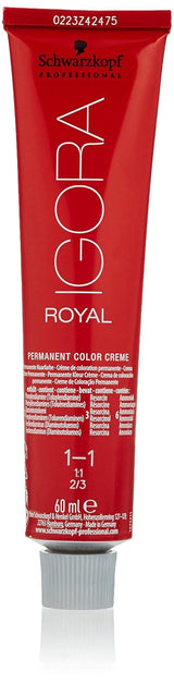 Schwarzkopf IGORA Royal Premium Hair Color 1-1 azul-negro, 1 paquete (1 x 60 g) Tinte para el cabello Naty Shop Título predeterminado