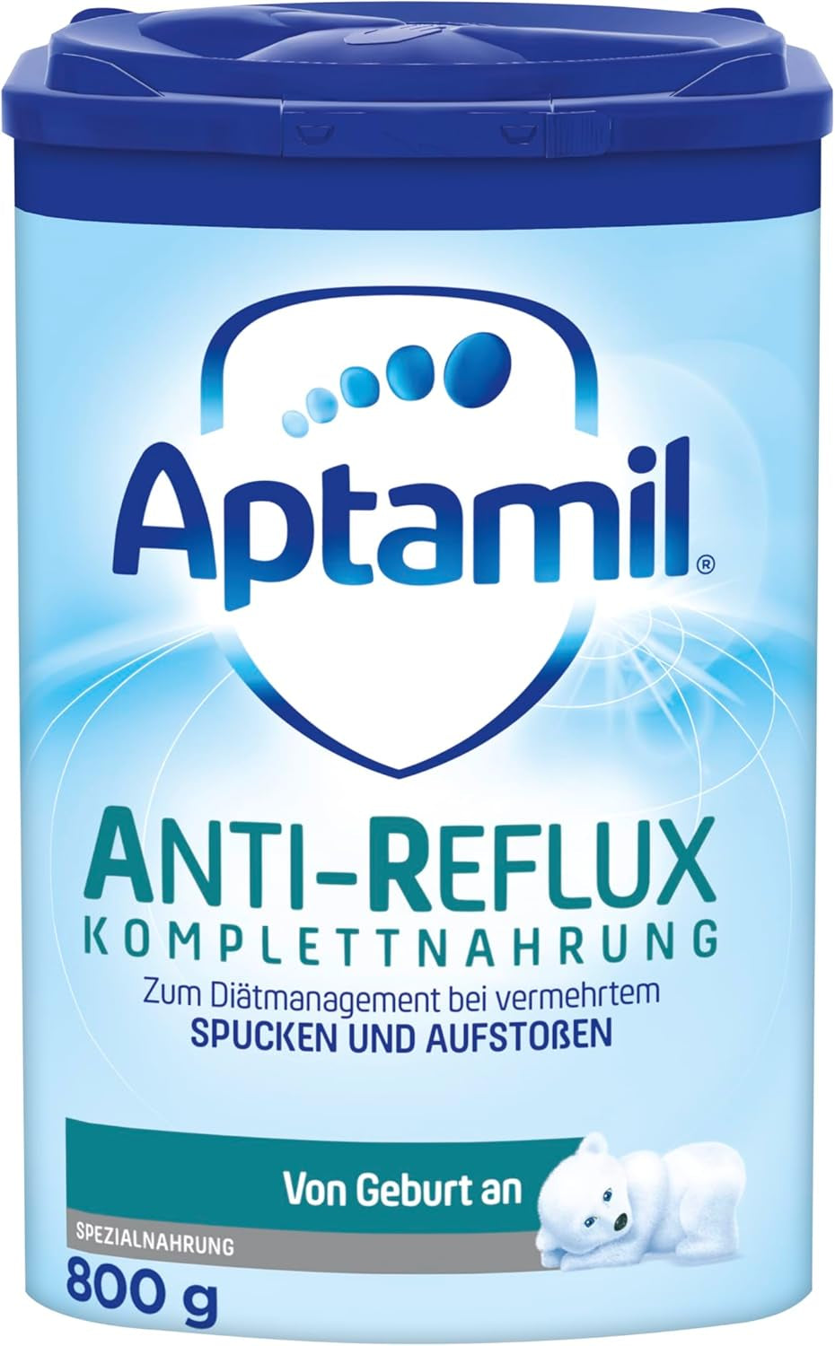 Aptamil Anti-Reflux - alimento completo desde el nacimiento, para el control de la dieta, leche en polvo, 1x 800 g Naty Shop