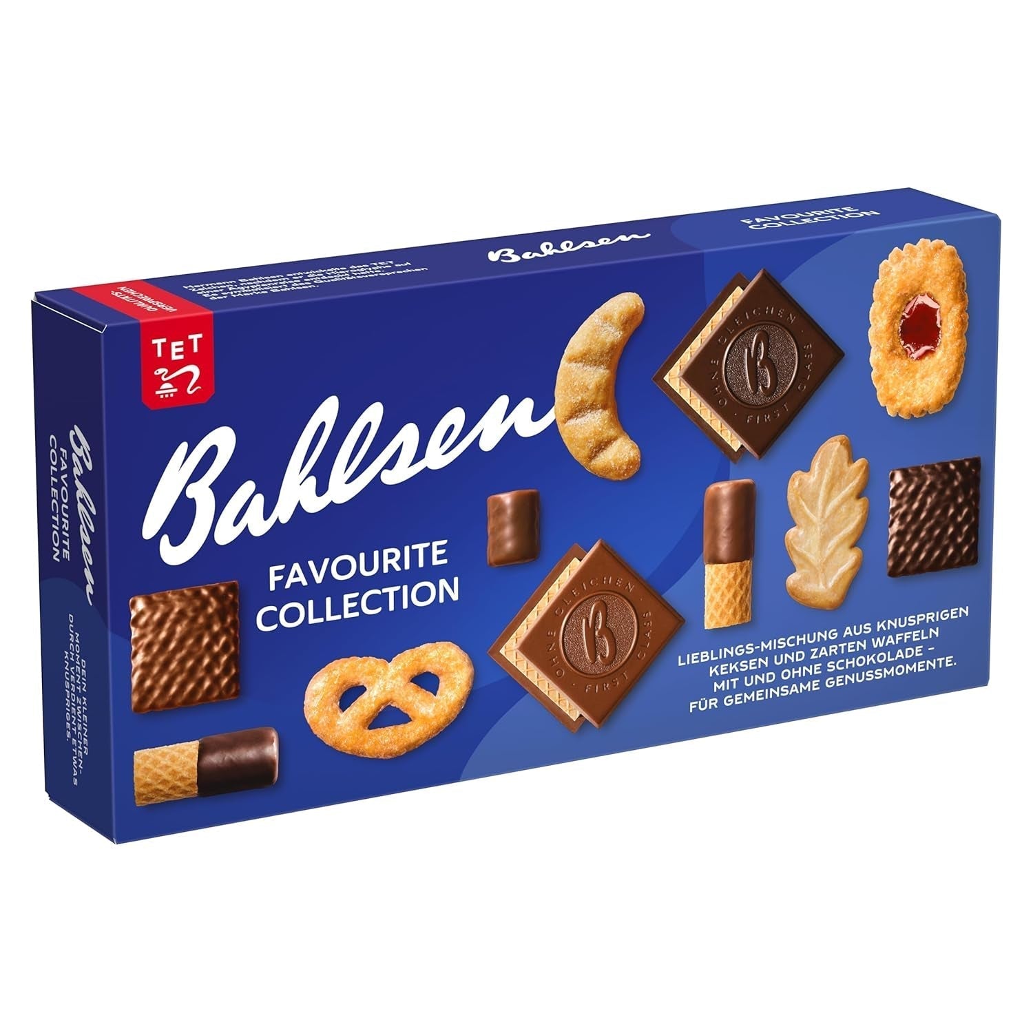 Bahlsen Favourite Collection S Paquete de 6 galletas crujientes y mezcla de oblea con chocolate amargo y leche (6 x 161 g / 966 g)