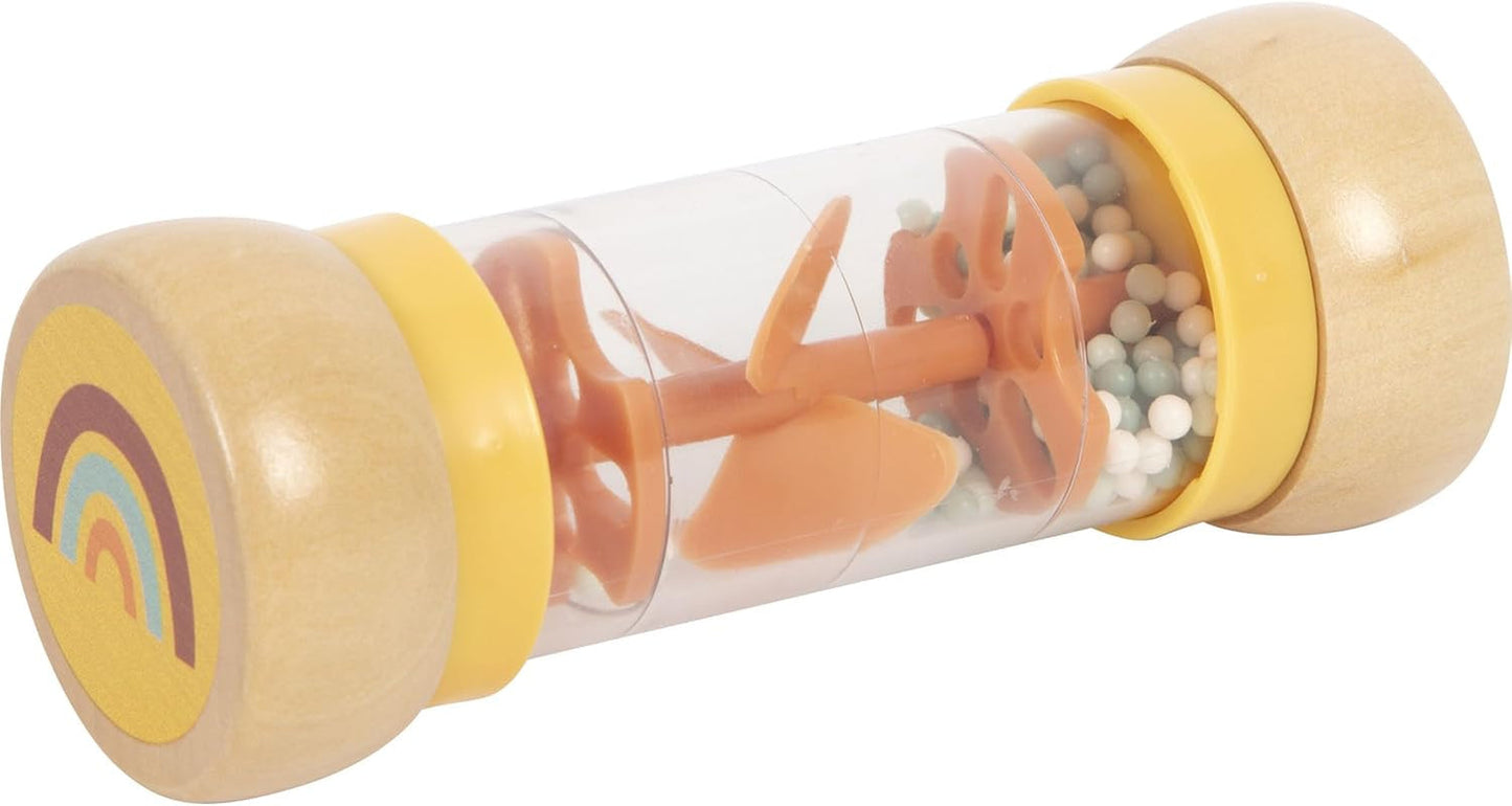 Small Foot Sonajero Rainmaker "Safari", fascinante juguete sensorial de madera, para niños a partir de 6 meses, 12458 Baby Toys Naty Shop