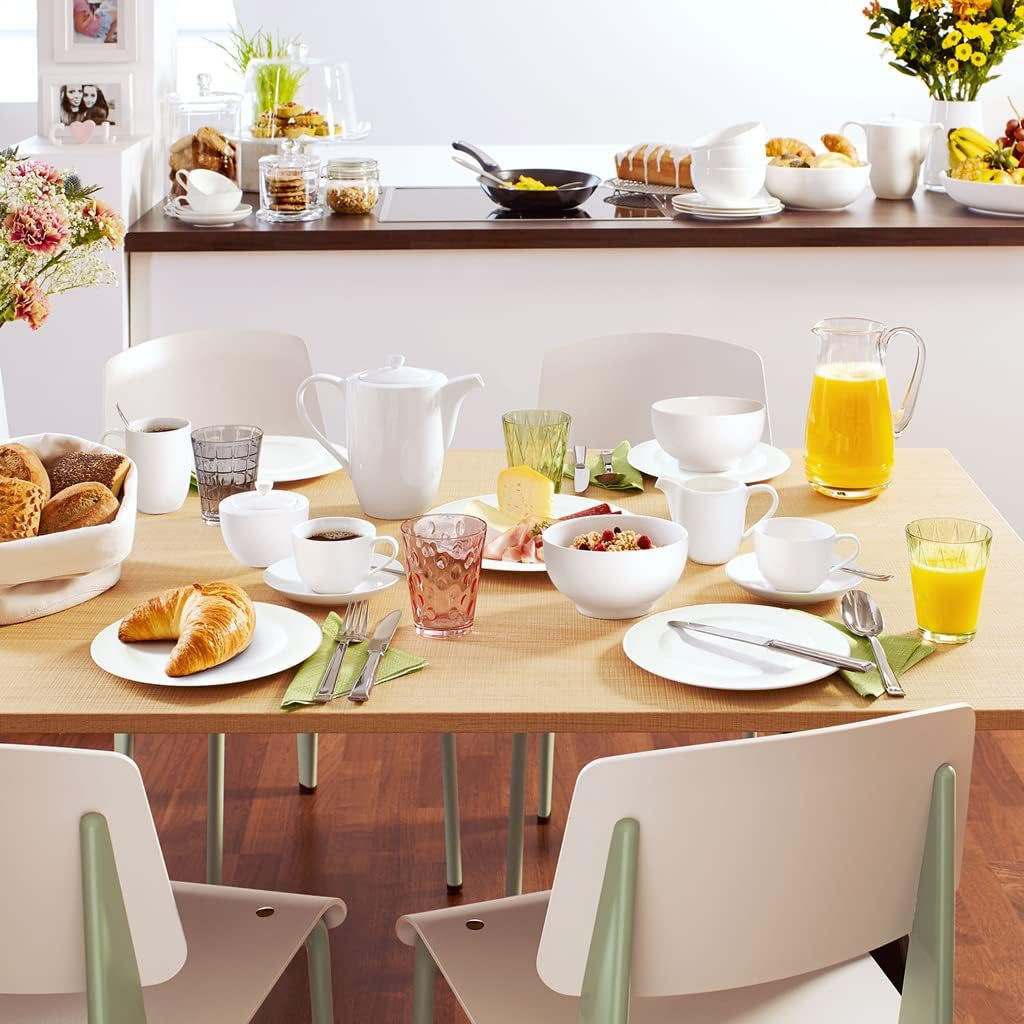 Villeroy & Boch For Me taza de leche, porcelana premium, blanco, 1 unidad