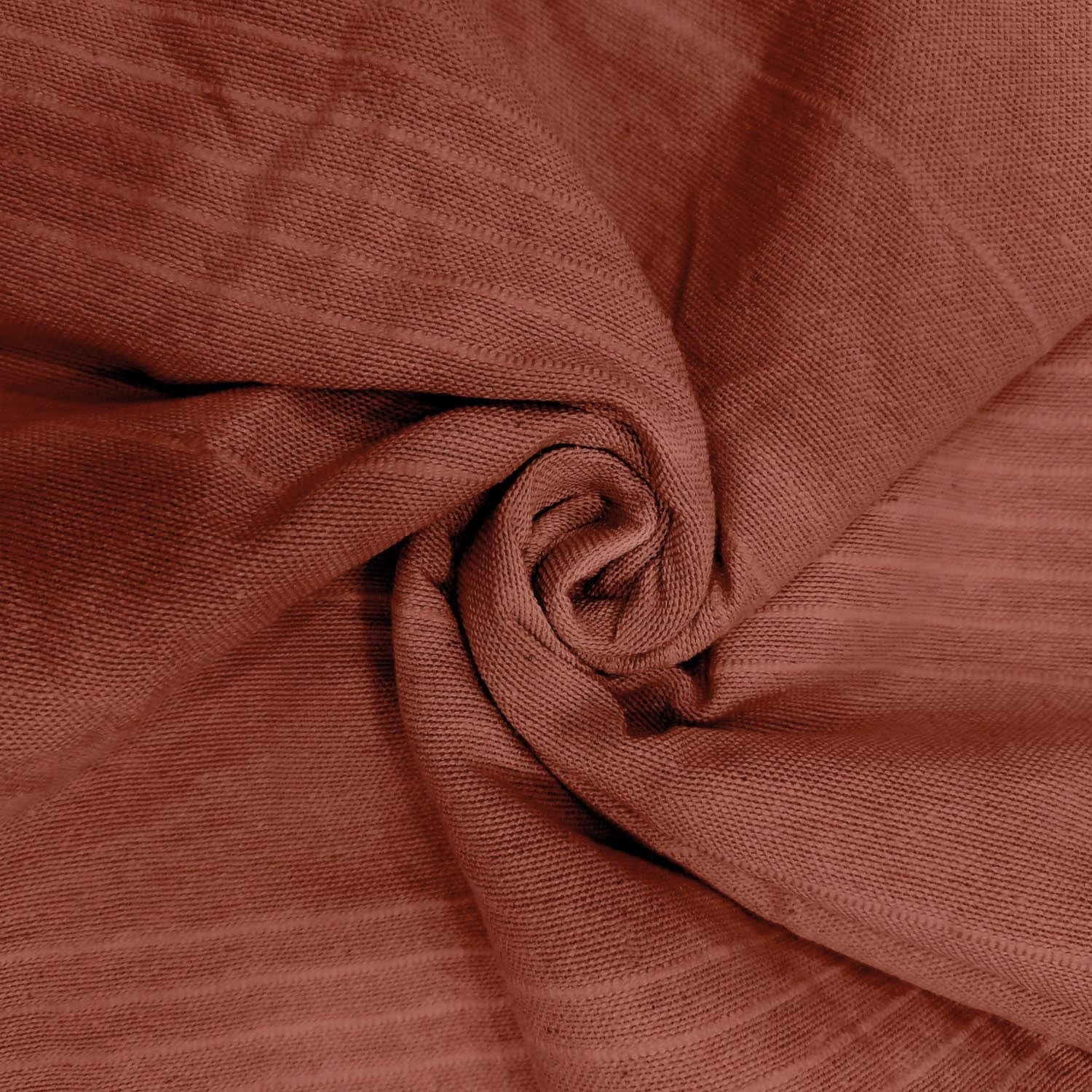 Soleil D'Ocre, Adele, colcha, funda para sofá, algodón, rojo ladrillo, 220 X 240 Cm Camas y mantas Besuche den Soleil d'ocre-Store