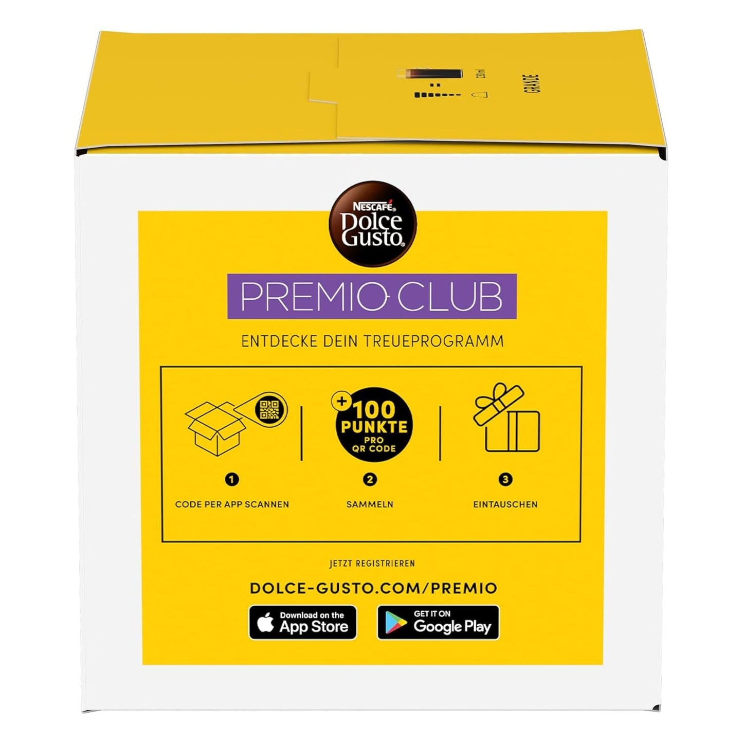 NESCAFÉ DOLCE GUSTO Grande Kaffeekapseln Paquete de 3 (3 x 16 cápsulas)