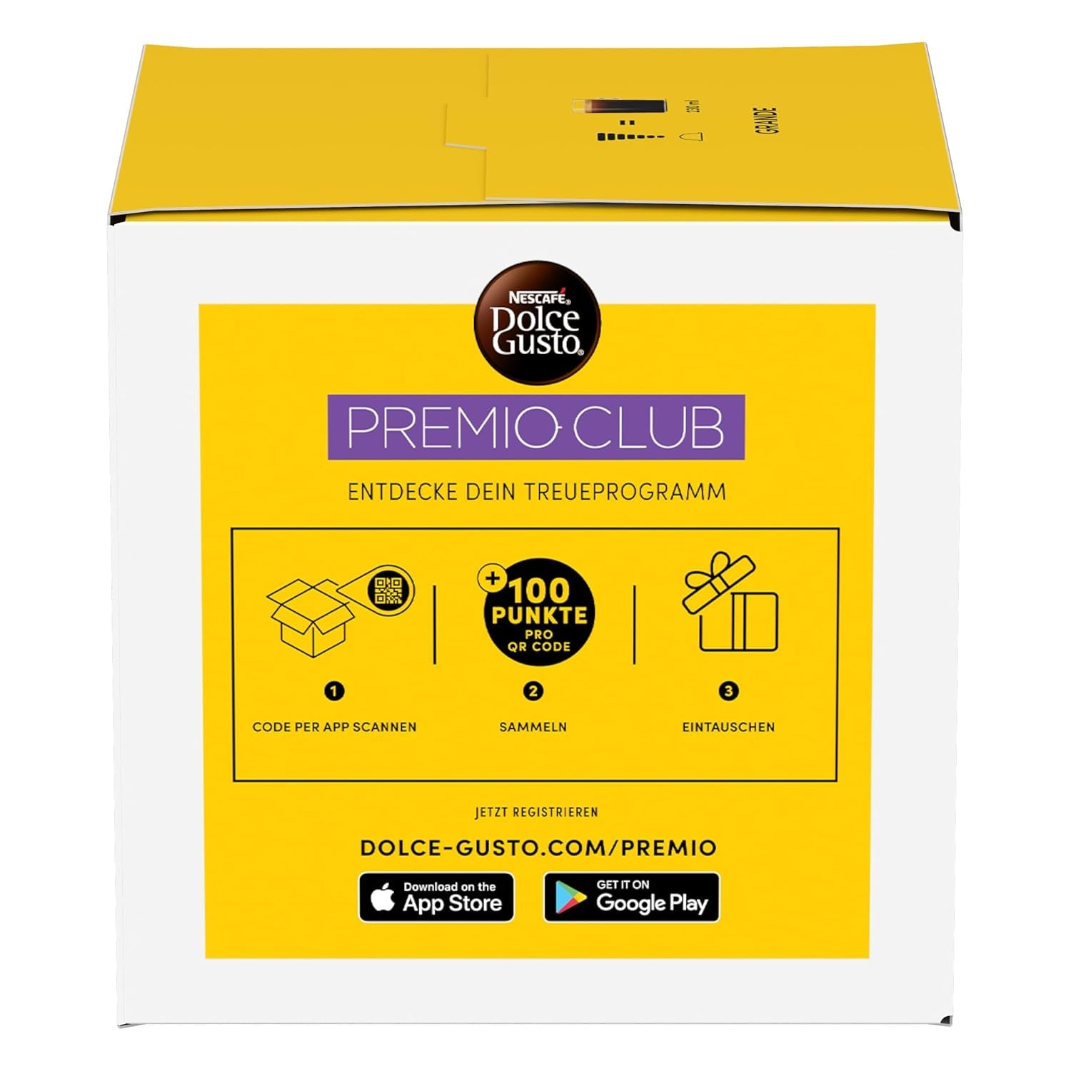 NESCAFÉ DOLCE GUSTO Grande Kaffeekapseln Paquete de 3 (3 x 16 cápsulas)