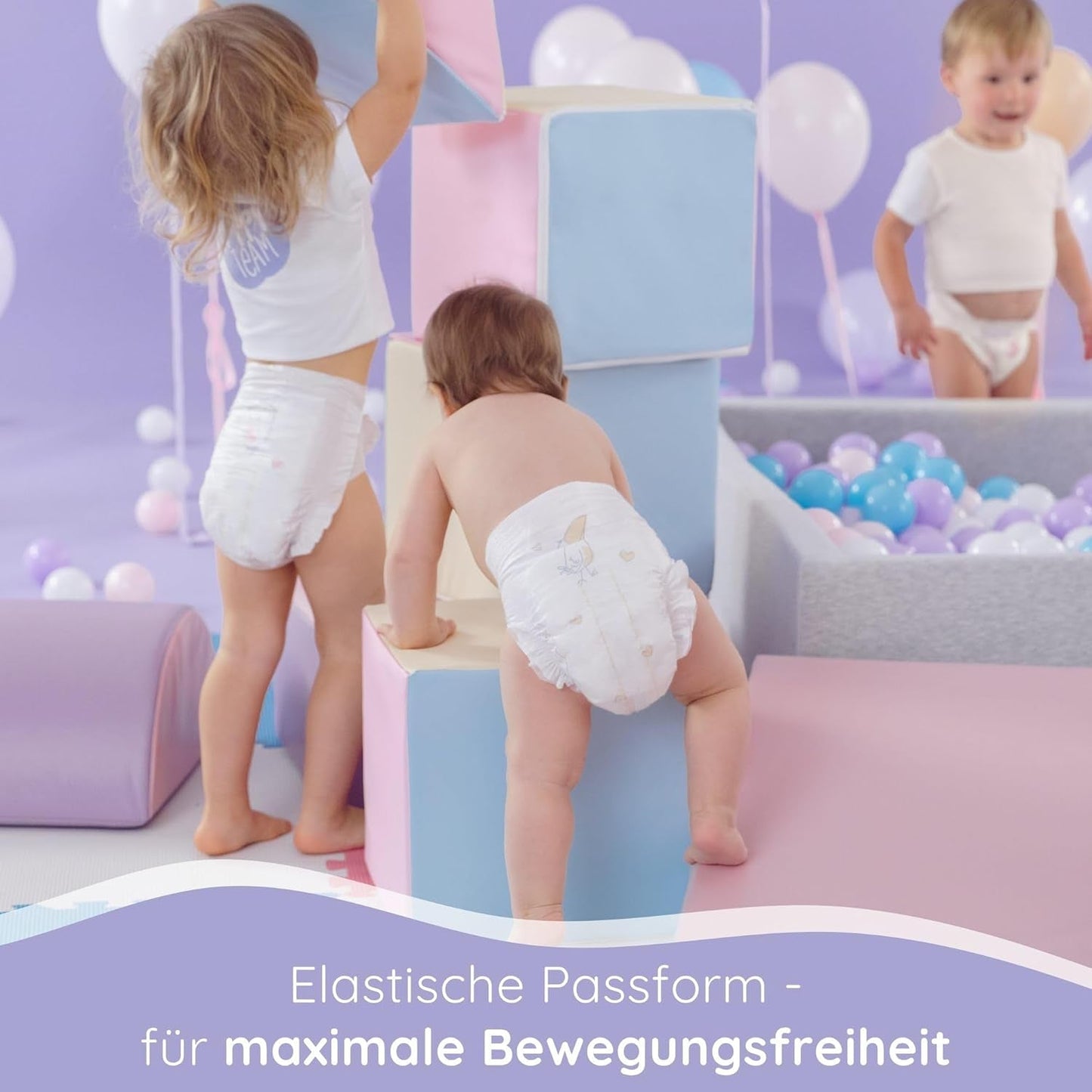 Pañales Bella Baby Happy Premium, Talla 6, Junior Extra, 15+ kg, 96 piezas, Sello DERMATEST y OEKO-TEX, Pañales Desechables para Bebé