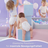Pañales Bella Baby Happy Premium, Talla 6, Junior Extra, 15+ kg, 96 piezas, Sello DERMATEST y OEKO-TEX, Pañales Desechables para Bebé