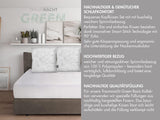 Juego de almohadas básicas Traumnacht Green compuesto por dos almohadas de 80 x 80 cm, certificado Oeko-Tex, producidas según el estándar de calidad alemán Almohadas estándar Naty Shop