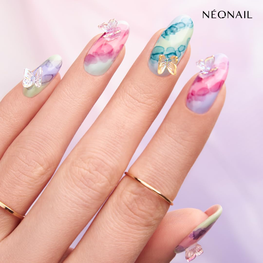 NÉONAIL Nageldekoration 3D Nail Art Schmetterlinge - Nail Charms - Nägel Selber Machen - Uñas - Nageldesign Accesorios - Nailart - Nail Art Zubehör - Nagel Deko - Nagelschmuck - Mehrfarbig