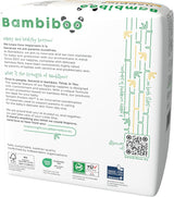 Bambiboo Mini Pañales Desechables Amigables con la Piel con Abertura Umbilical de Fibra de Bambú Suave - Pañales para Recién Nacidos - Pañales Desechables para Recién Nacidos - Protección de la Piel - Talla 2, 25 piezas