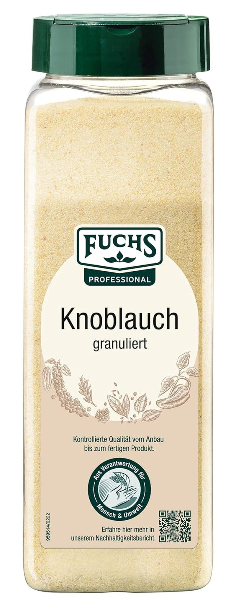 Fuchs Gewürze Knoblauch granulado, 600 g