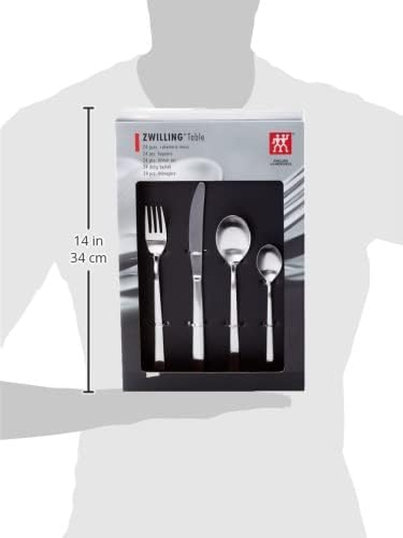 ZWILLING Juego de cubiertos Artic, 24 piezas Cocina Naty Shop