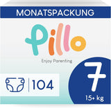 Pañales Pillo 3 - Caja de 168 pañales, 6 paquetes de 28 pañales cada uno, talla 3 - Midi (6-10 kg) - Pañales para bebés