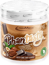 Ironmaxx Phantasty - Melocotón Cremoso Dosis 250G | Vegan Geschmackspulver Mit Echten Frucht- Oder Nussstückchen | Perfekter Zuckerersatz Edulcorantes Naty Shop 250 G (paquete 1) Chips De Chocolate Con Nueces