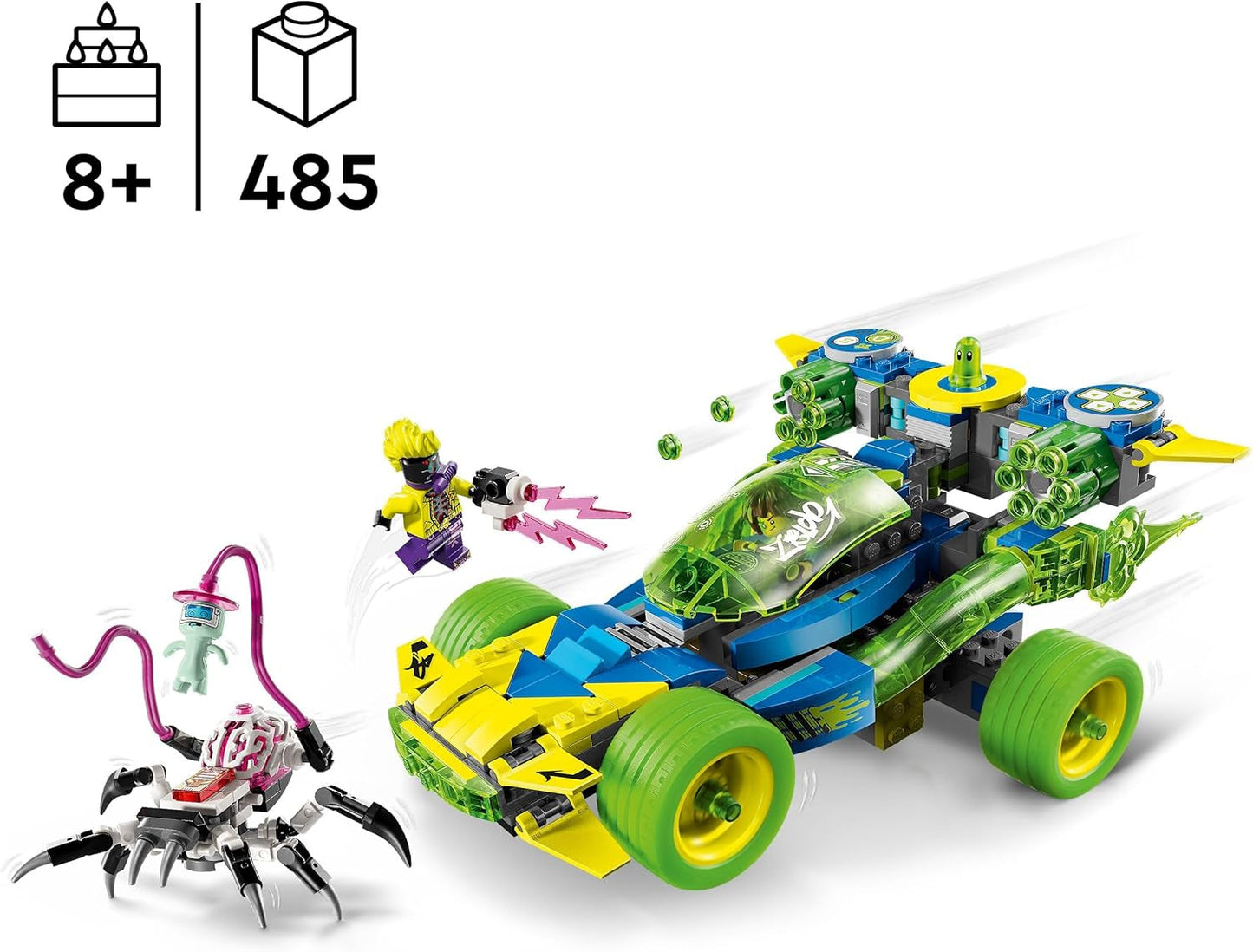LEGO Dreamzzz Mateo con Z-Blob Action Racer, juego de fantasía 2 en 1 con vehículos, minifiguras y criaturas oníricas para niños a partir de 8 años, regalo para niños y niñas 71491 Juegos de construcción Beuche den LEGO-Store