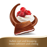 Lindt Chocolate Creation Panna Cotta de frambuesa, regalo de chocolate, barra de chocolate, 150 g (paquete de 5)