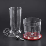 Russell Hobbs Stabmixer [3 en 1: Pürierstab/Zerkleinerer, Mixer- & Schneebesenaufsatz] Desire Rot (sin Bpa y Spülmaschinenfestes Zubehör, Für Smoothie, Suppen Saucen, Joghurt Babynahrung) 24700-56 Kitchen Naty Shop