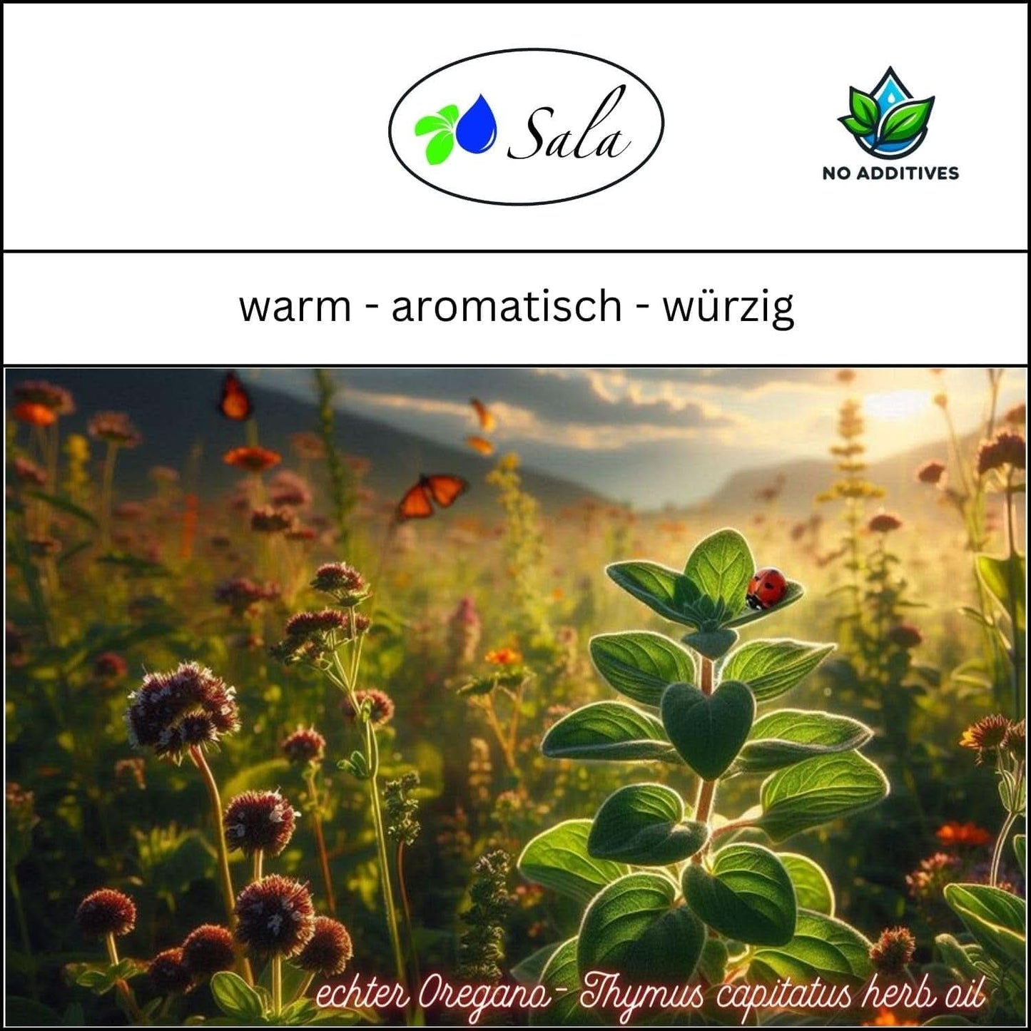 Aceite de Orégano Aroma Aceite Esencial de Orégano BIO - Para consumo - 100% natural 30 ml Arome Naty Shop