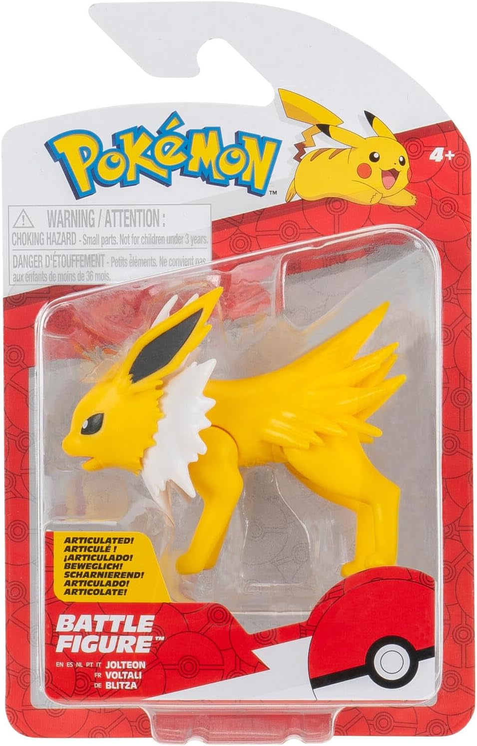 Pokémon PKW3574 - Paquete de figuras de batalla - Blitza, figura detallada oficial, figuras de acción de 7,5 cm Naty Shop Título predeterminado