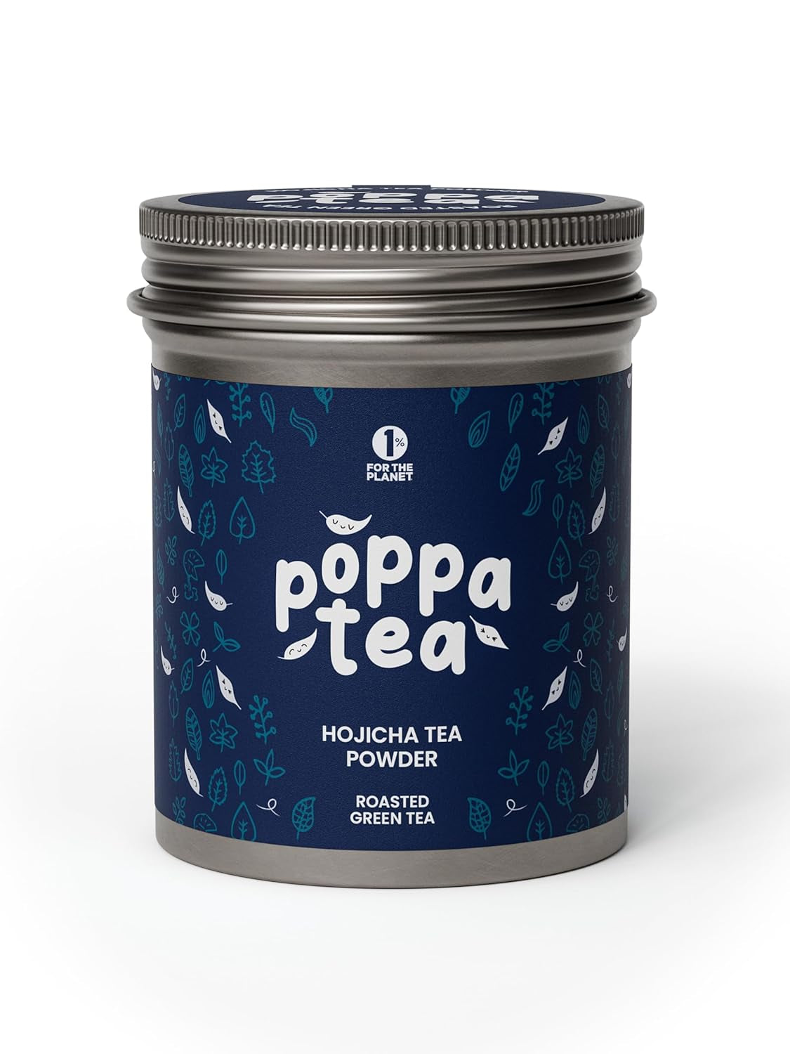 Poppatea Hojicha Tea Powder - Té verde tostado (bolsa de recambio de 50g)