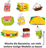 LEGO Classic Diversión Creativa para Construir Bocadillos, Juguete de Comida para Juegos de Roles Imaginativos, Set de Construcción para Niños y Niñas de 4 Años, Cupcake, Aguacate, Paleta y Taco 11039 Juegos de Construcción Besuche den LEGO-Store