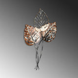 Accesorio decorativo de pared hecho a mano de metal, 45 x 85 cm | 100% metal (1,5 mm) | Diseño único en marrón y negro, perfecto para decoración de interiores | Montable en la pared Estatuillas y esculturas Naty Shop