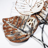 Accesorio decorativo de pared hecho a mano de metal, 45 x 85 cm | 100% metal (1,5 mm) | Diseño único en marrón y negro, perfecto para decoración de interiores | Montable en la pared Estatuillas y esculturas Naty Shop