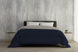 Italy Ropa de cama Edredón de invierno, gris claro/gris oscuro, 2 plazas, 250 x 200 cm Edredones y edredones Naty Shop Blu Scuro/Grigio Chiaro 250 x 200 cm