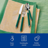Villeroy & Boch - Juego de cubiertos Play! Jardín Verde, 30 piezas Cocina Naty Shop