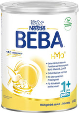 BEBA Junior 1+ bebida láctea a partir de 1 año, Con HMO, Contenido de proteínas apropiado para la edad, Solo lactosa, Sin aceite de palma, Sin aceite de pescado, Comida para niños pequeños, Leche en polvo para bebés, Paquete de 3 (3 x 800 g)