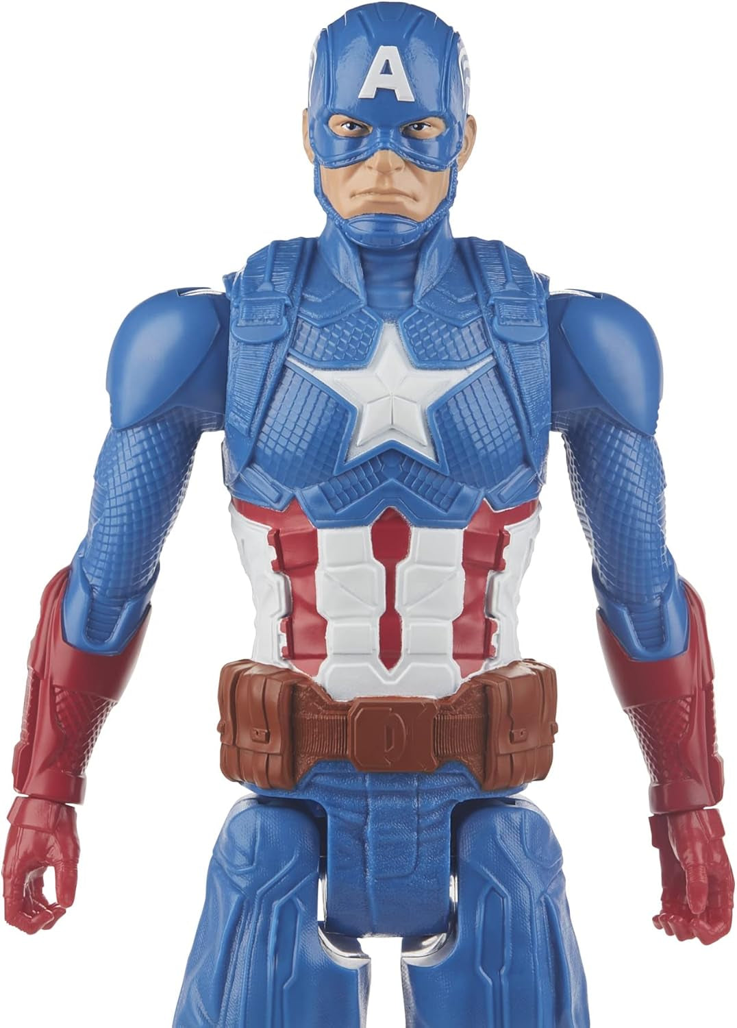 Marvel Avengers Titan Hero Series Blast Gear Capitán América Figura de acción Juguete grande de 30 cm para mayores de 4 años Figuras de acción azules Naty Shop