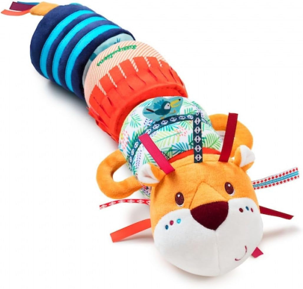 Lilliputiens - Rollo sonoro Jack Velcro - Colorido juguete de actividades para bebés con diferentes sonidos y sonajeros extraíbles - Fomenta la escucha y la motricidad - A partir de 6 meses - 83064 Baby Toys Naty Shop