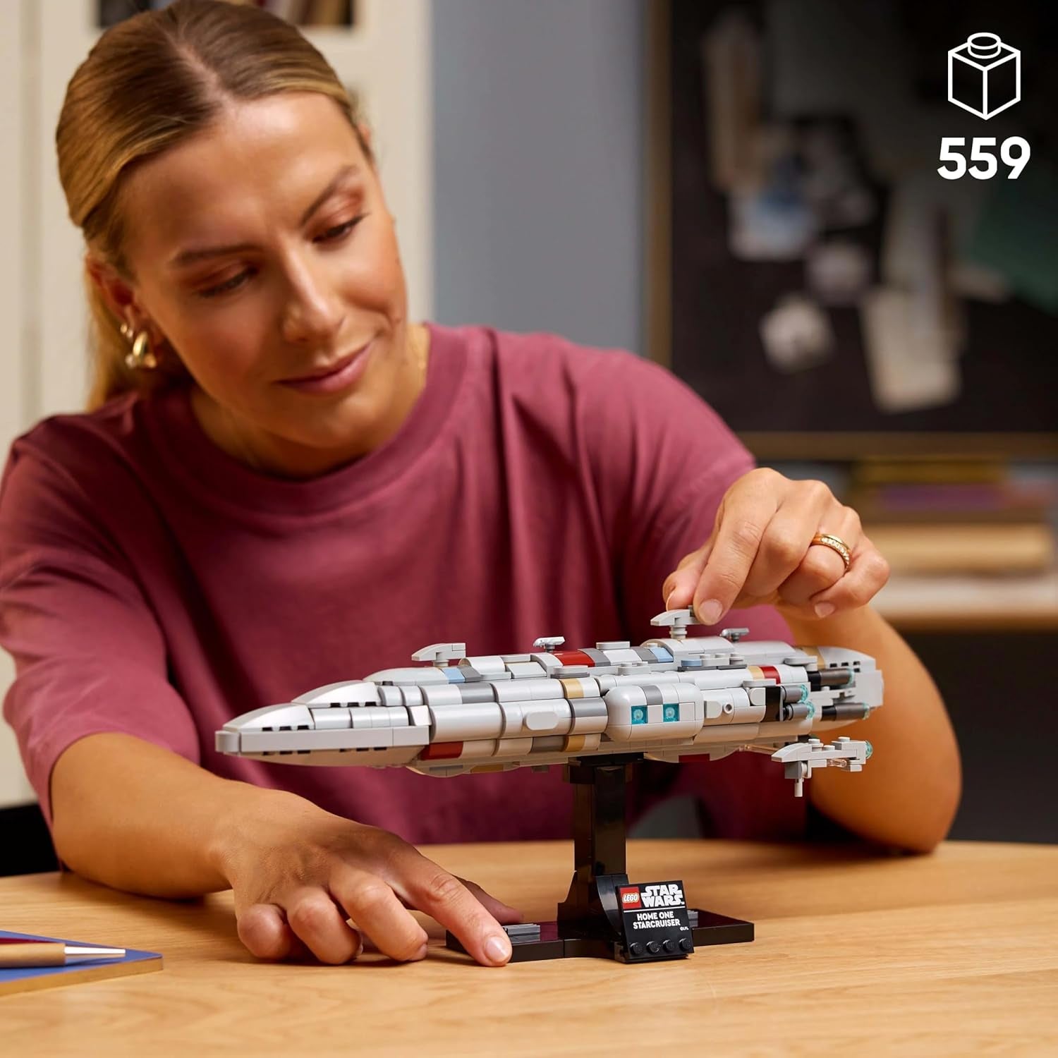 LEGO Star Wars 75405 Home One Starcruiser de Return of the Jedi - Modelo de nave estelar - Set de fantasía y colección para construir y exhibir - Regalo para fanáticos adultos y adolescentes Juegos de construcción Besuche den LEGO-Store