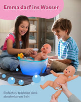 BABY Born Emma estilo jungla - Muñeca 43 cm de altura - 10 funciones Incluye accesorios y vestido en colores unisex - Funciona sin pilas - Apto para niños a partir de 3 años Naty Shop Dolls