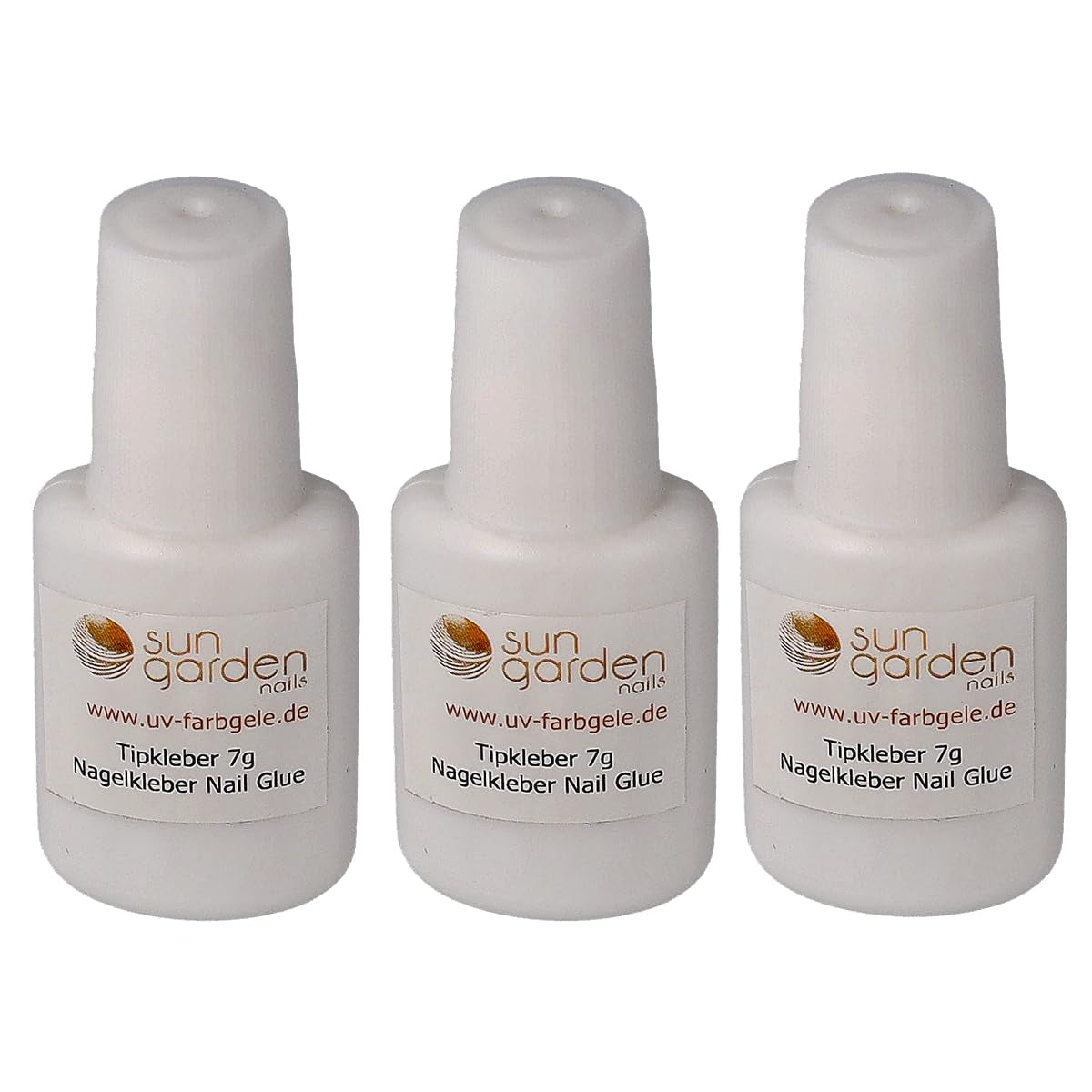 Sun Garden Nails Tipbox 500 puntas incl. 3 Consejos Consejos De Pegamento Consejos De Uñas Pegamento - Modelado De Uñas
