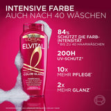 L'Oréal Paris Elvital XXL, Champú protector del color para cabellos teñidos, 1 litro Ducha y baño L'Oréal