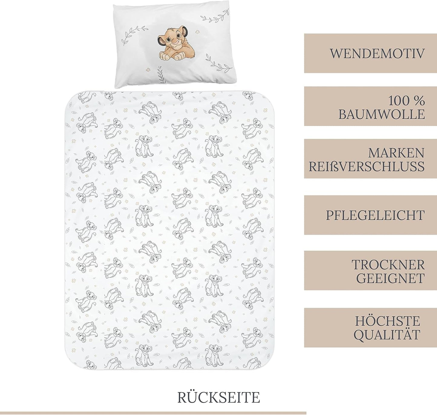 Ropa de cama infantil, Simba, El Rey León Ropa de cama - infantil Naty Shop