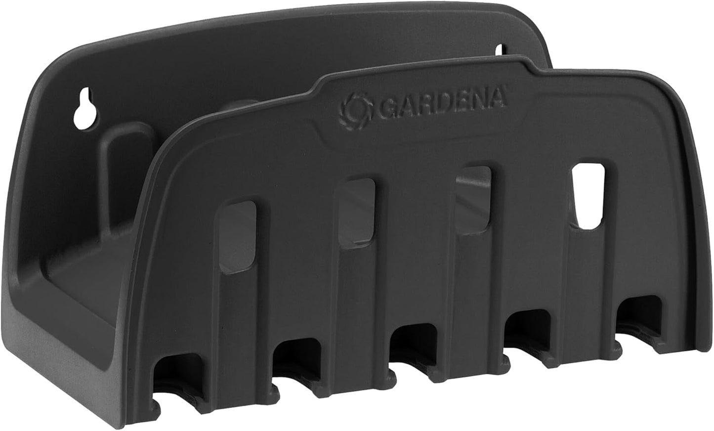 Enrollador de manguera de pared Gardena Classic 60 con carrete guía de manguera: Para fácil montaje en pared, con sistema antigoteo, conexión en ángulo, gran capacidad, ahorro de espacio (2650-88)