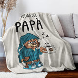 Regalo para papá Musaecoin, regalo de cumpleaños para papá, ideas de regalos para papá, regalos para papá, manta de franela de 50-60 pulgadas, regalo de Navidad para papá, regalo del día del padre Camas y mantas musaecoin
