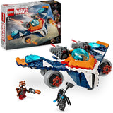 Nave espacial LEGO Marvel Rockets vs. Ronan Nave espacial para construir Guardianes de la galaxia Figura de superhéroe Juguete de regalo para niños y niñas 8 años 76278 Juegos de construcción Besuche den LEGO-Store Single
