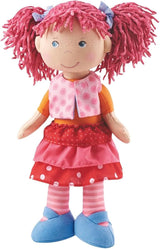 Muñeca HABA Lily Lou - Muñeca de tela suave a partir de 18 meses - 30 cm con ropa y pelo - Compañera de juegos ideal para niños pequeños - 1302842001