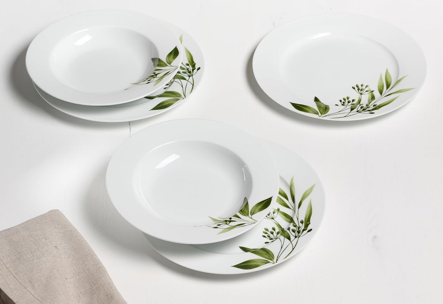 Ritzenhoff & Breker Evora vajilla 12 piezas, porcelana, blanco