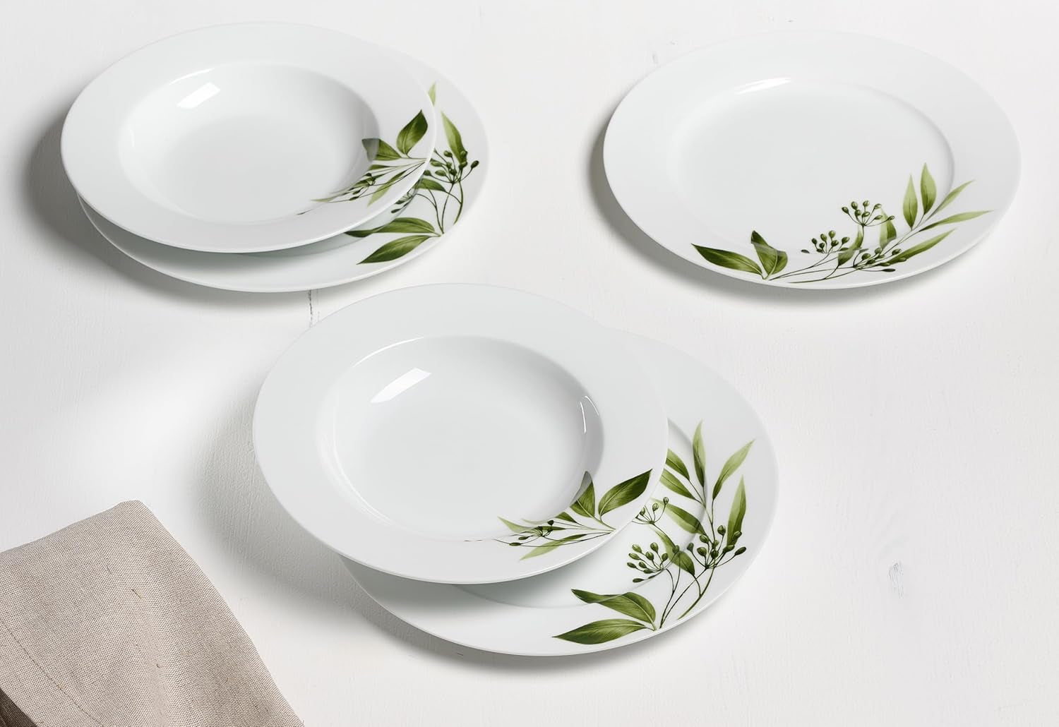 Ritzenhoff & Breker Evora vajilla 12 piezas, porcelana, blanco