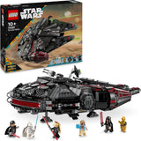 LEGO Star Wars Halcón Milenario Oscuro, Set de Nave Estelar, Juguete de Construcción para Niños, Regalo de Cumpleaños para Niños, Niñas y Fanáticos, Juguete de Aventura 75389 Juegos de Construcción Besuche den LEGO-Store Default title