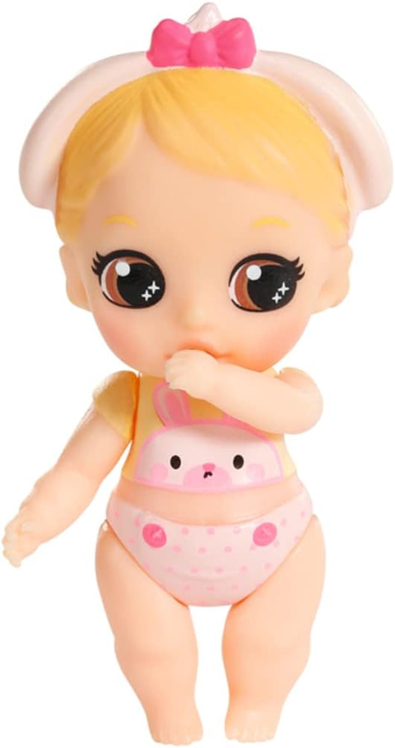 BABY born 904763 Baby Surprise Bus: minibús de juguete rosa con 2 muñecas exclusivas, cochecito triple, columpio, carrusel, tobogán y columpio triple.