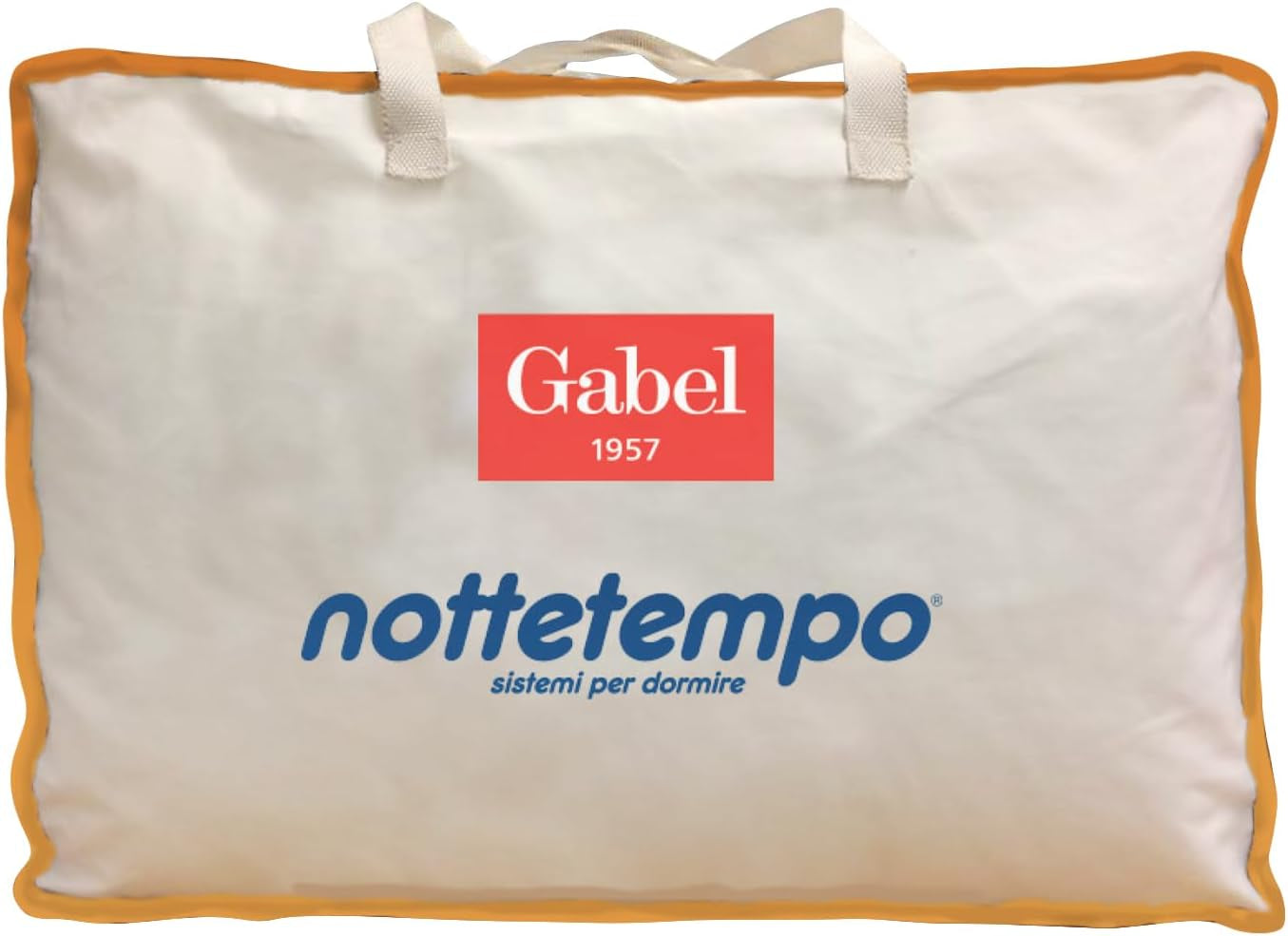 Nottetempo, Edredón De Plumas De Oca, Cama Individual, 205 X 155 X 2 Cm, Bianco Edredones y edredones Naty Shop